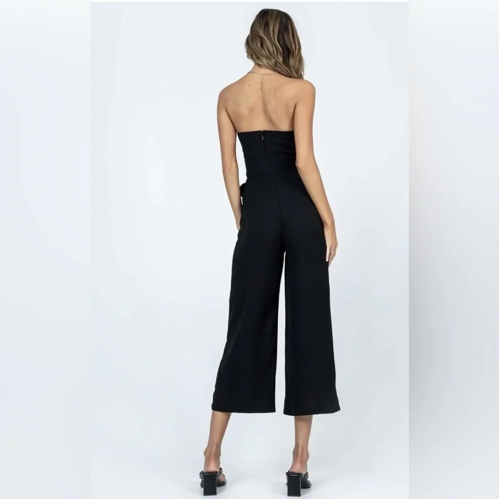 PRINCESS POLLY THE KIT JUMPSUIT BLACK SIZE 6 - Picture 3 of 8